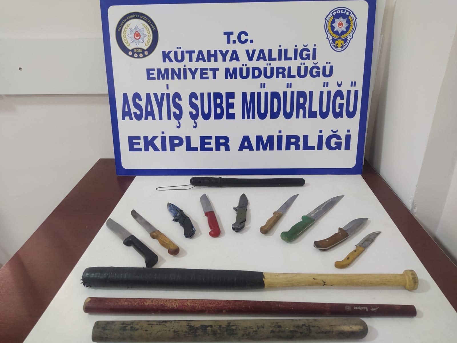 Resmi ekipler güven veriyor! Av tüfeği, jop, sopa, bıçak…
