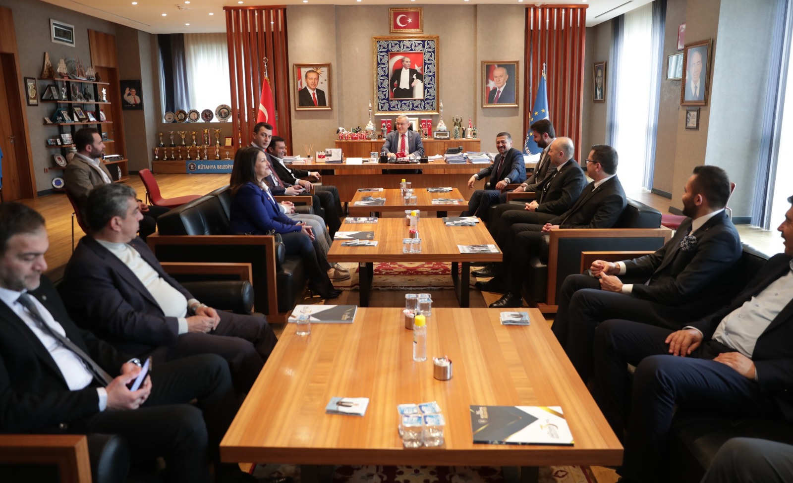 MHP adaylarından Başkan Işık’a ziyaret