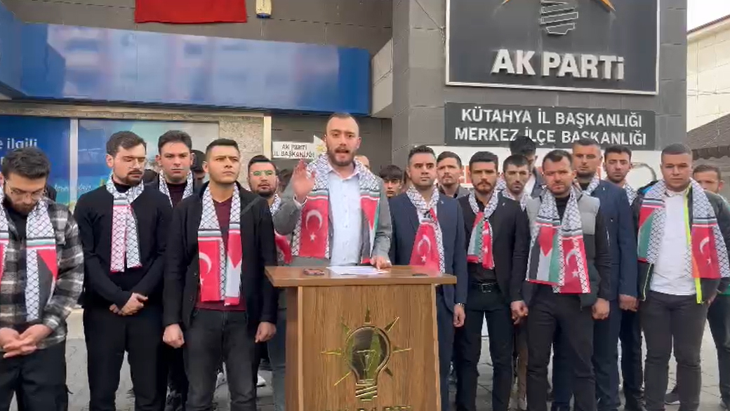 AK Partili gençlerden ‘İsrail’e dur de’ açıklaması