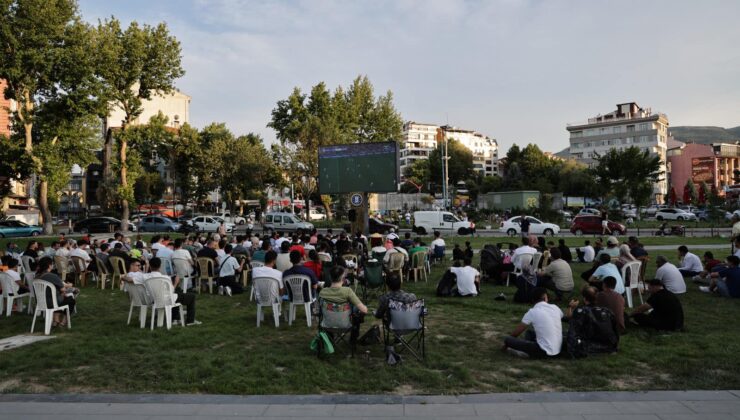 Milli heyecan dev ekranda yaşandı