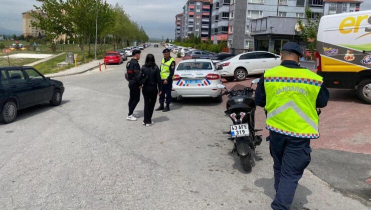 Jandarmadan bayramı öncesi trafik denetimleri