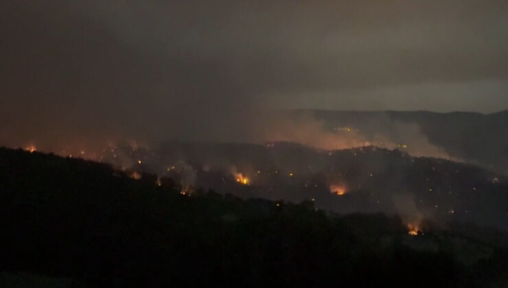 Kütahya sınırındaki orman yangını güçlükle kontrol altına alındı
