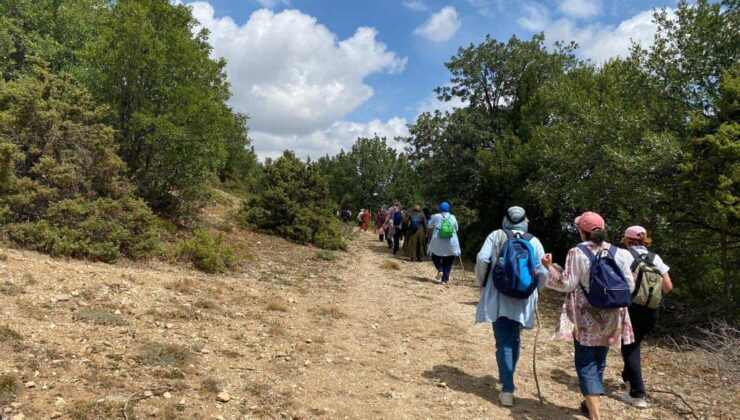 Kadınların doğa yürüyüşü etkinlikleri devam ediyor