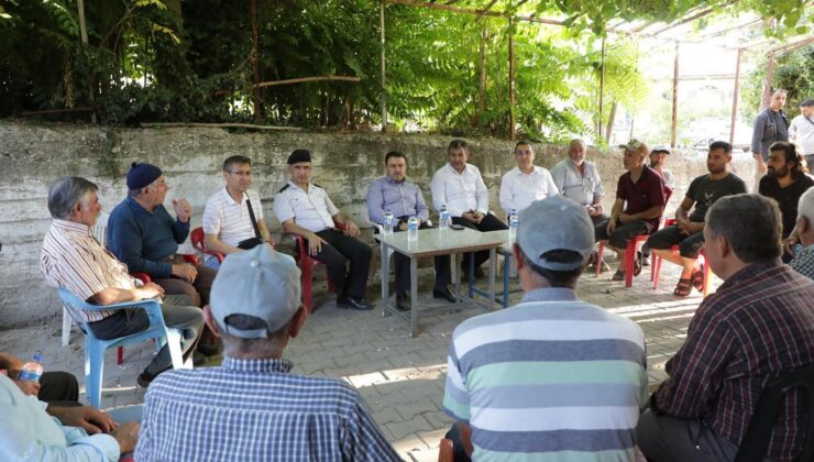 Vali Işın’dan köylülere geçmiş olsun ziyareti