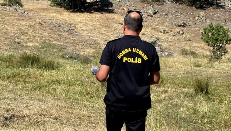 Çobanın bulduğu Kurtuluş Savaşı’ndan kalma top mermisi imha edildi