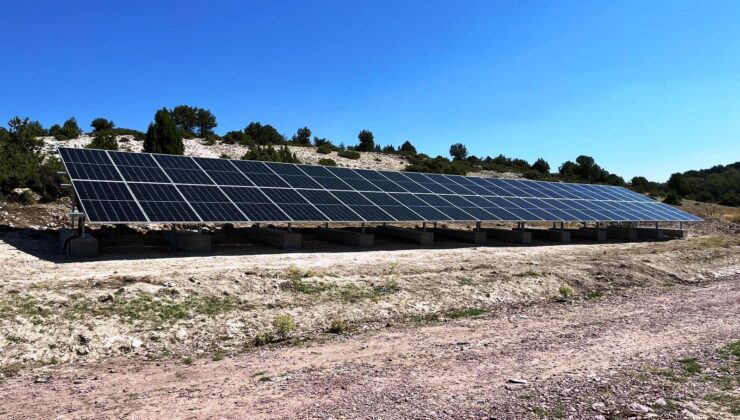 Su kuyularının elektrik ihtiyacını hibeyle kurdukları GES ile karşılıyorlar