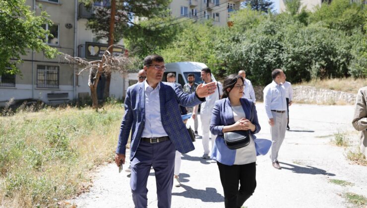 Başkan Kahveci’den Azot Evleri’nde inceleme