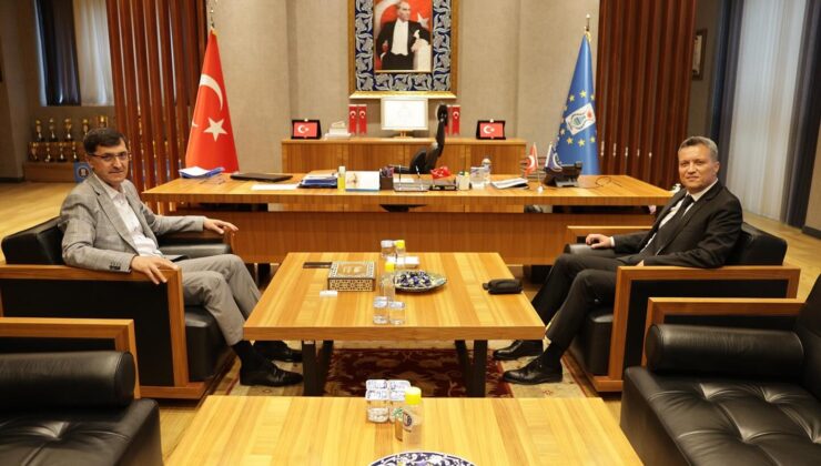 Müdür Sıralı’dan Başkan Kahveci’ye veda ziyareti