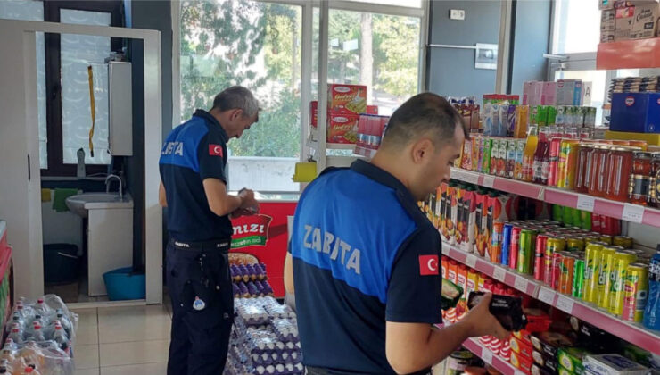 Gediz Zabıtası market ve bakkalları denetledi