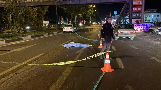 Eşiyle el ele tutuşarak yolun karşısına geçerken otomobilin çarpmasıyla öldü