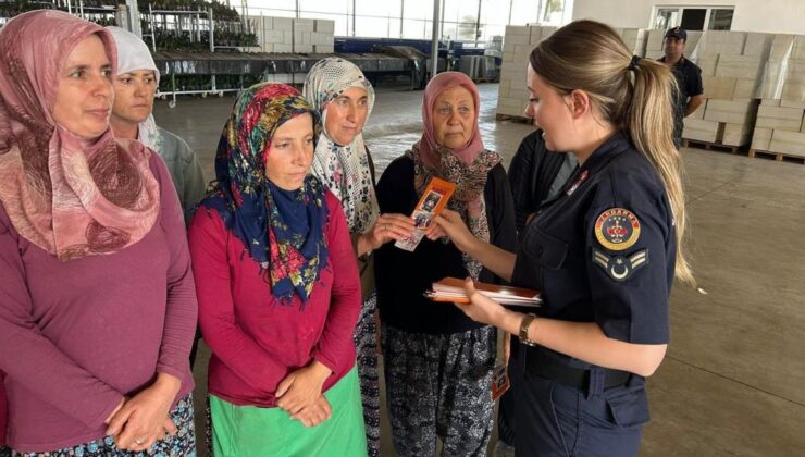Sera çalışanı kadınlara KADES tanıtıldı