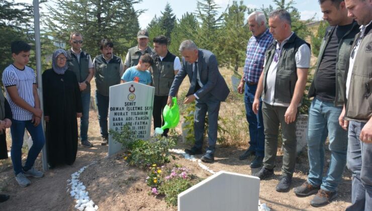 Orman şehitleri için mevlit okutuldu