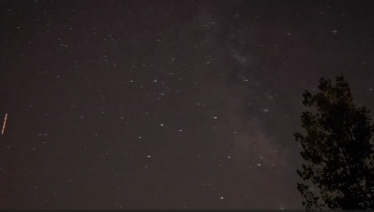 Meteor yağmuru Kütahya semalarını aydınlattı