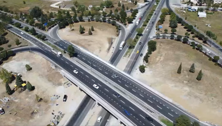 Kütahya giriş kavşağında trafiği rahatlatacak çalışmalar tamamlandı
