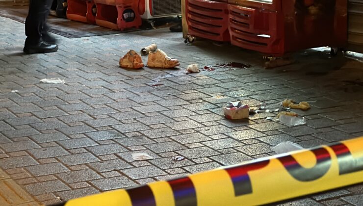 Elinde bıçakla esnaf dükkanına gelip camı yumruklayan alkollü şahıs ağır yaralandı