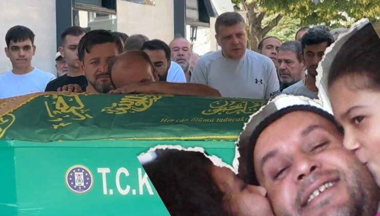 Acılı baba, kızlarının tabutlarına sarılarak veda etti