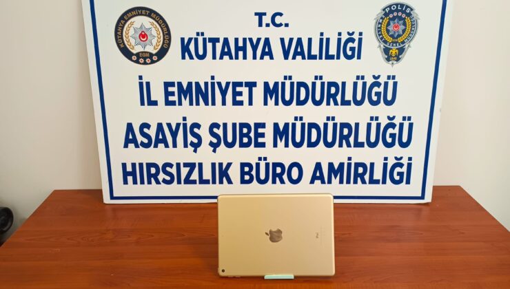 Tablet çalan hırsızlık şüphelisi yakalandı