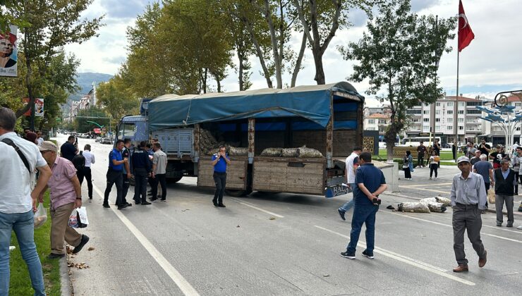 Kaçak satış yaparken yakalanan üretici, ceza yiyince yolu kapattı