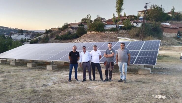 Köyün içme suyu temiz enerji ile sağlanacak