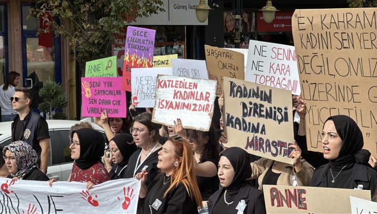 Kütahya’da kadınlar sokağa döküldü: “Biz birlikte güçlüyüz”