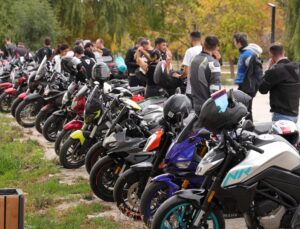 Motosiklet tutkunları Yoncalı’da buluştu