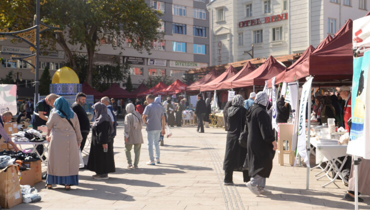 Gazze’ye yardım için ‘Hayır Çarşısı’ kuruldu