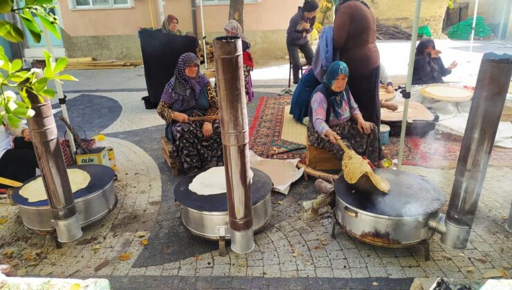 Vatandaşlar gözleme hayrında buluştu