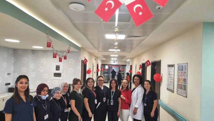 Hastanede bayram coşkusu