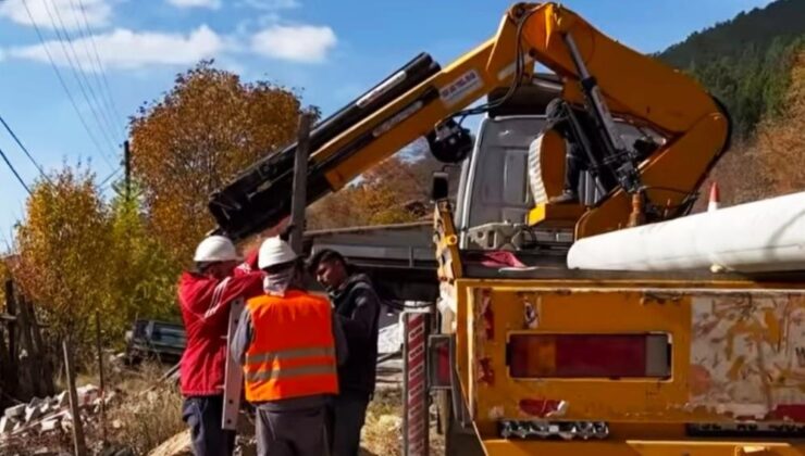 22 köyün elektrik hatları yenileniyor