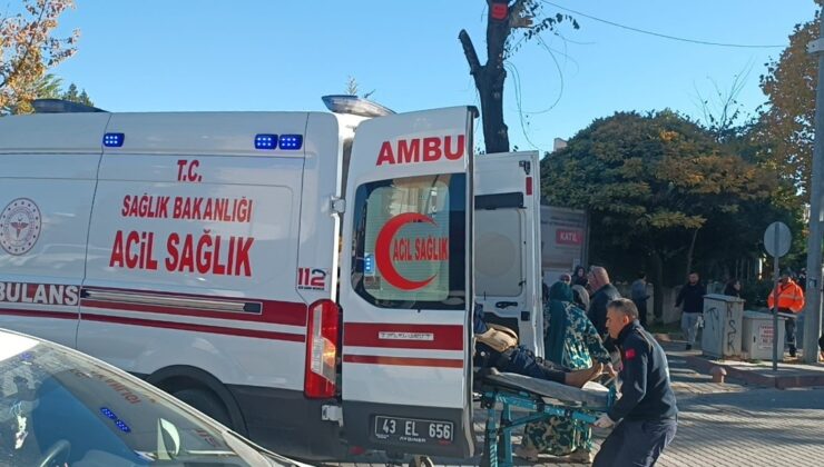 Hafif ticari araç yayaya çarptı: 1 yaralı