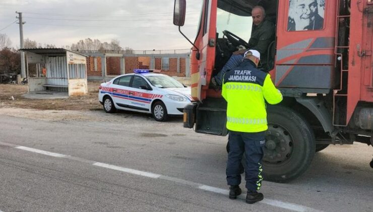 Jandarmadan ulaşım güvenliği için denetim