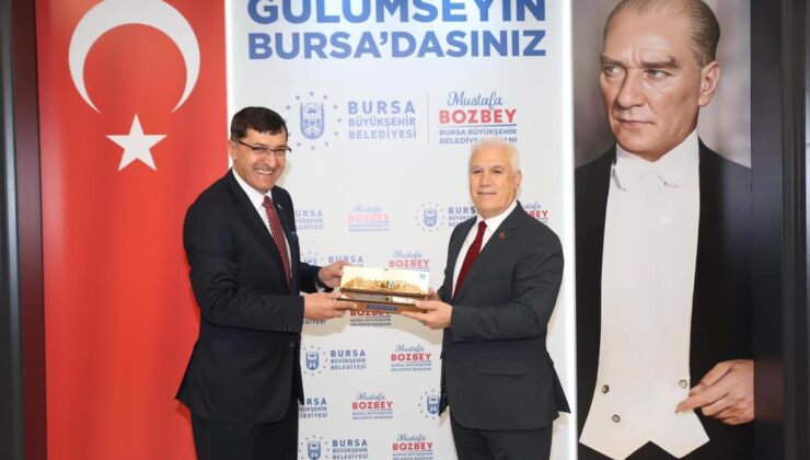 Başkan Kahveci’den Bursa Büyükşehir’e ziyaret