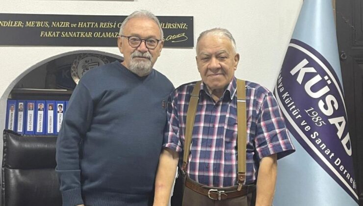 Usta sanatçı bakanlıkça onurlandırıldı
