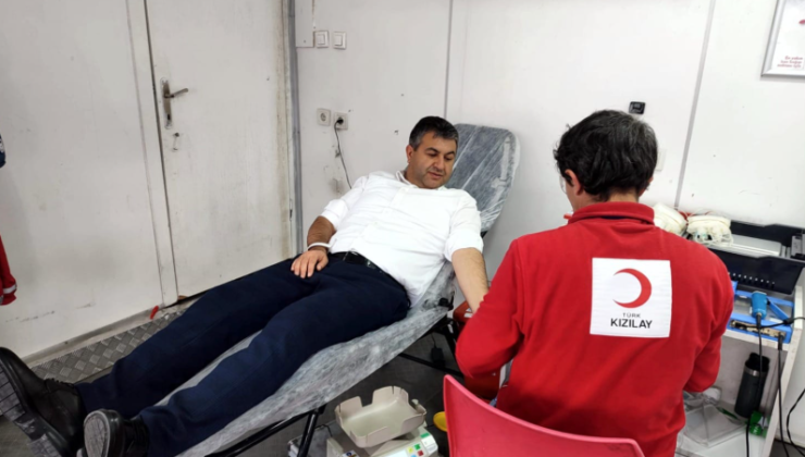 Başkan Akel’den kan bağışı kampanyasına destek