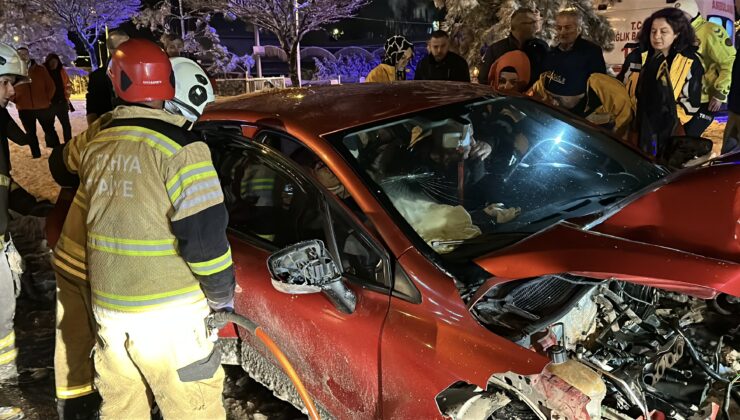 Yolcu takla atan araçta sıkıştı! Sürücü alkollü çıktı