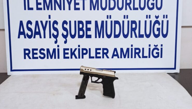 Şüpheli şahıstan kurusıkı silah ele geçirildi