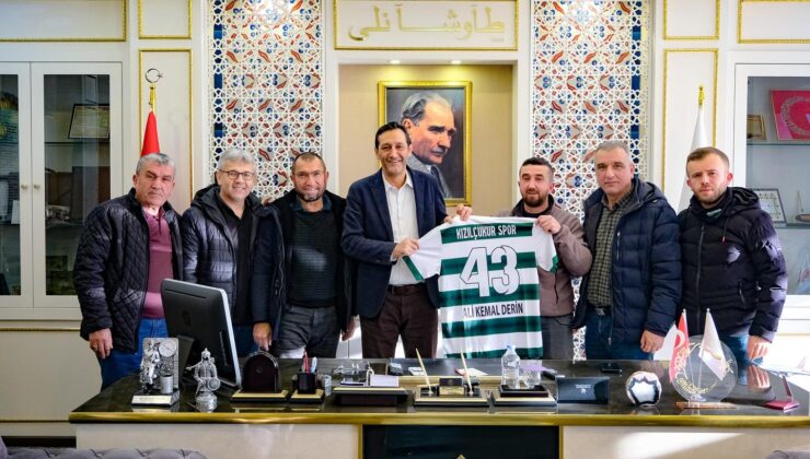 Kızılçukur Spor’dan Başkan Derin’e Teşekkür