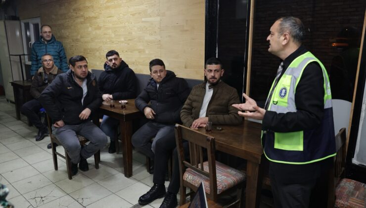 Vatandaşlara afet ve sıfır atık bilgilendirmesi
