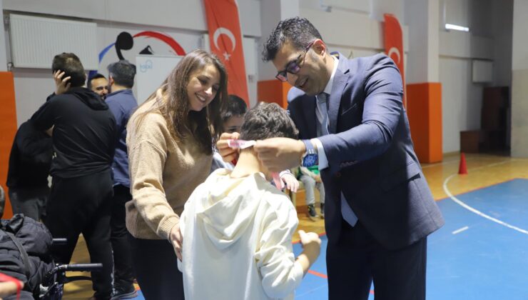 Engelli öğrenciler engelsiz spor etkinliğinde buluştu