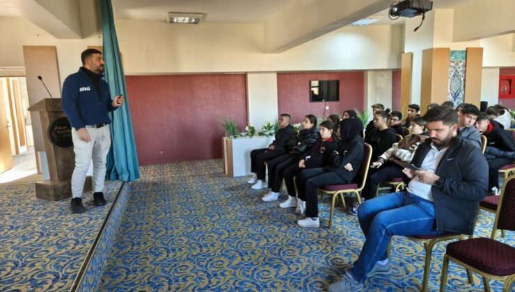 Öğrencilere afet farkındalık eğitimi