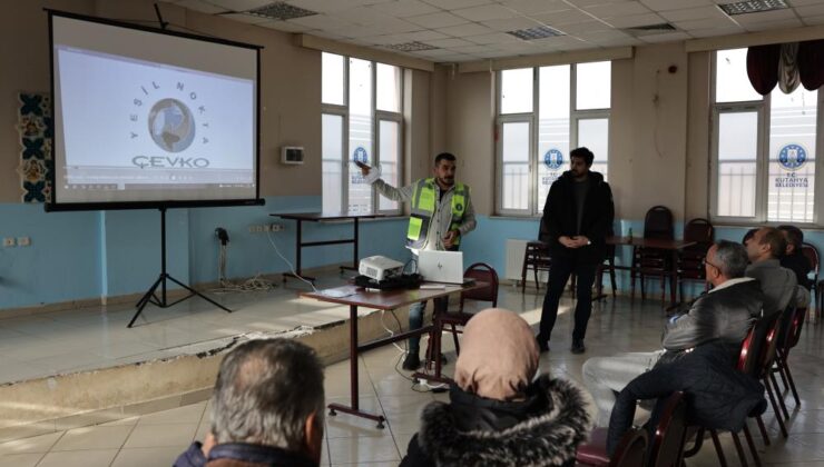 Vatandaşlara afet ve sıfır atık eğitimleri düzenleniyor