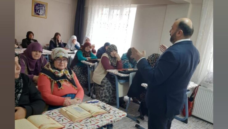 Müftü Açık’tan Kur’an kurslarına ziyaret