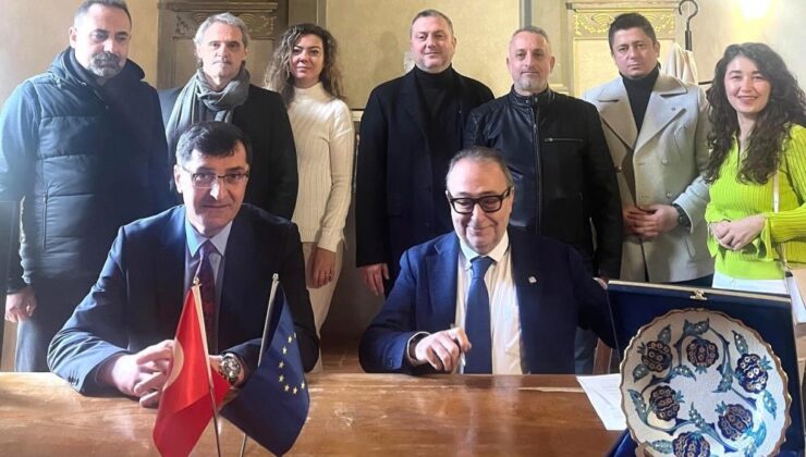 Belediyeden uluslararası işbirliği