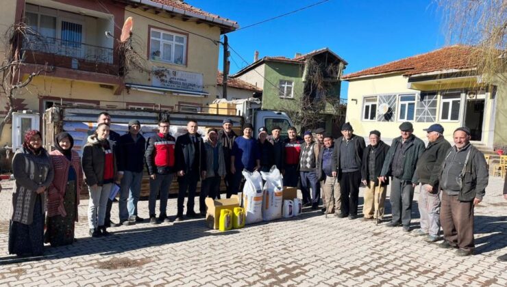 Adaçayı üreticilerine gübre desteği