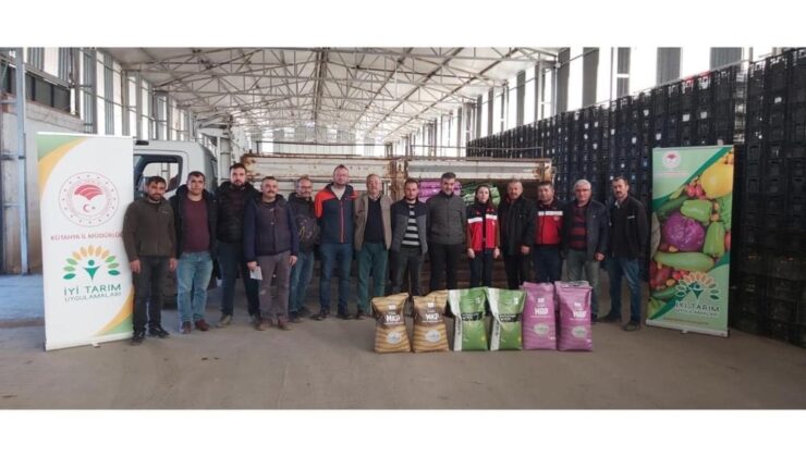 Domates üreticilerine 3 ton gübre desteği