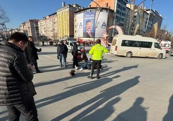 Başkan Kahveci’den kazada yaralanan kadına moral