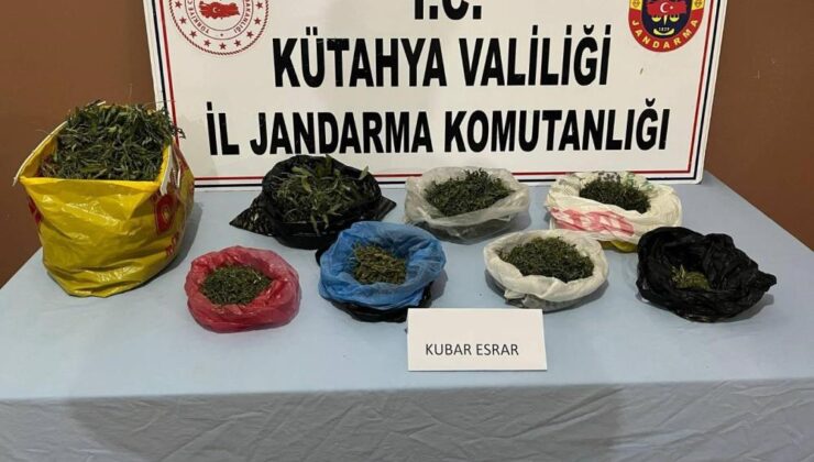 Gediz’de uyuşturucu operasyonu