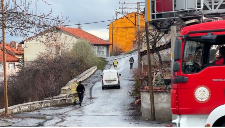 Yangın ihbarı ekipleri alarma geçirdi