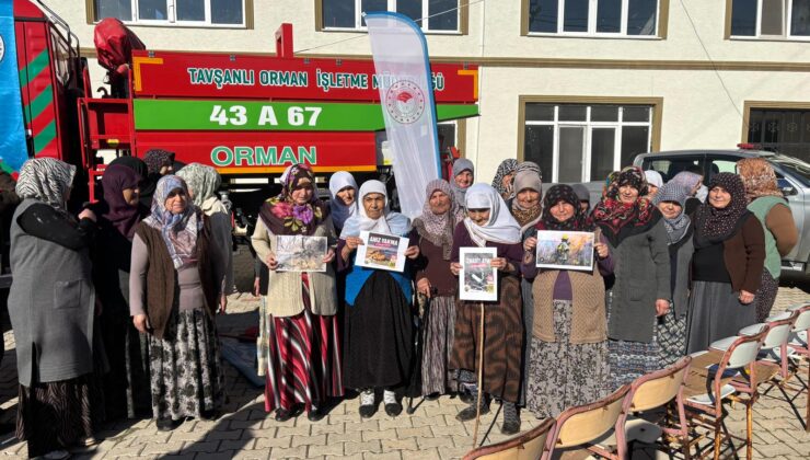 Köylü vatandaşlara orman yangınlarıyla mücadele eğitimi