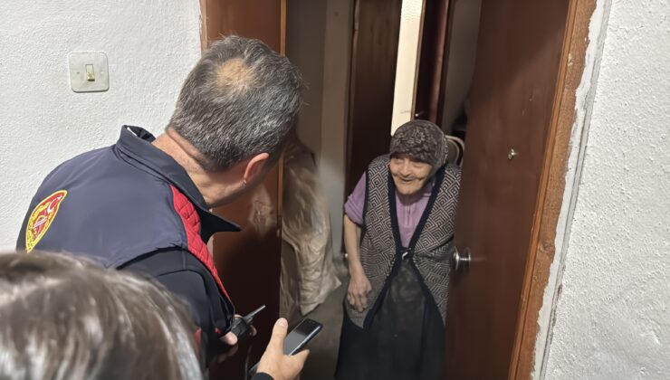Ekipler 80 yaşındaki Fatma nine için seferber oldu